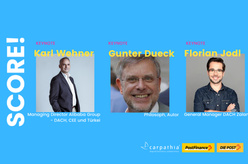SCORE! die Keynotes: Gunter Dueck, Karl Wehner & Florian Jodl